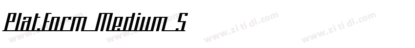 Platform Medium 5字体转换